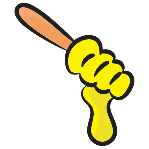 Honey dipper honey dipper sweet food and restaurant icon