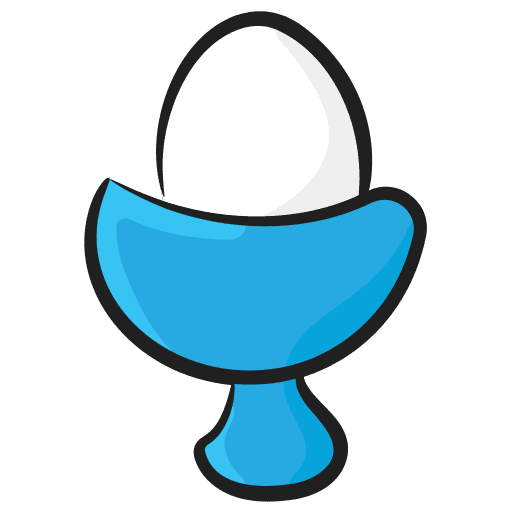 Boiled egg boiled egg protein food and restaurant icon