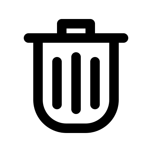 Delete ui delete trash icon