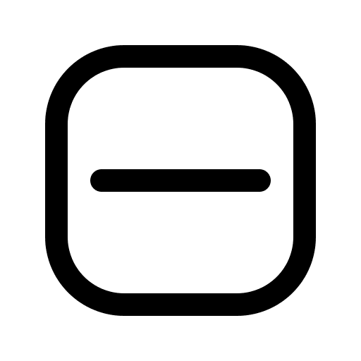 Remove ui line substraction icon