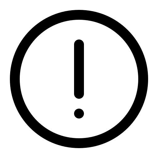 Report report exclamation mark signaling icon
