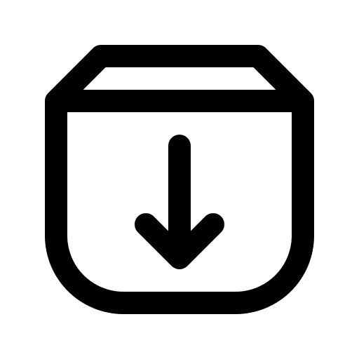 Archive down arrow document ui icon Archive down arrow document ui icon