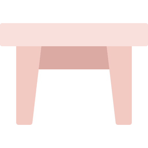 Side table furniture side table house things icon