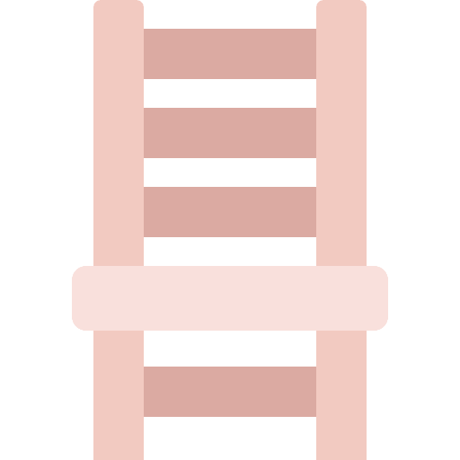 Chair furniture and household furniture seat icon Chair furniture and household furniture seat icon