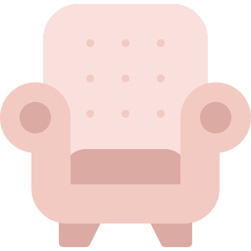 Couch armchair confort furniture and household icon Couch armchair confort furniture and household icon