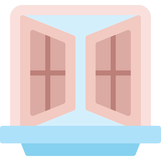 Window furniture and household window furniture icon Window furniture and household window furniture icon