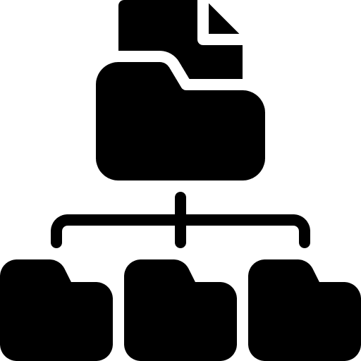 File management storage data storage document icon