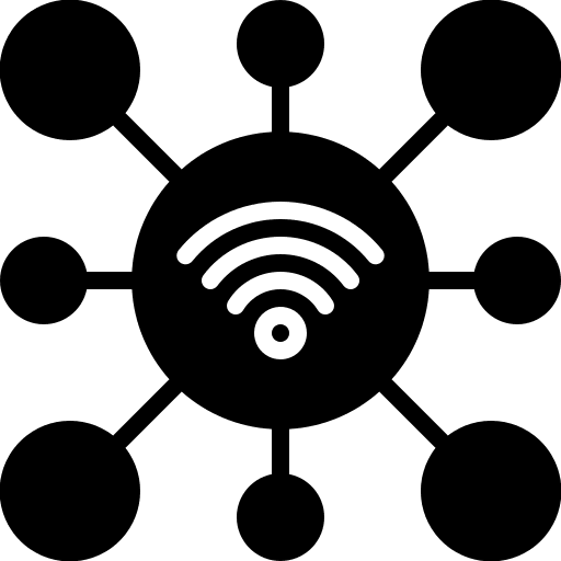 Internet of things interface internet technology icon