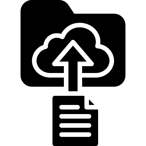 Database networking uploading upload icon Database networking uploading upload icon