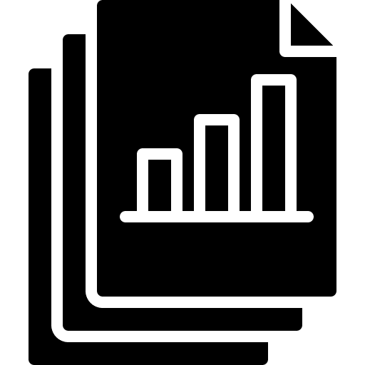 Document print business and finance document icon Document print business and finance document icon