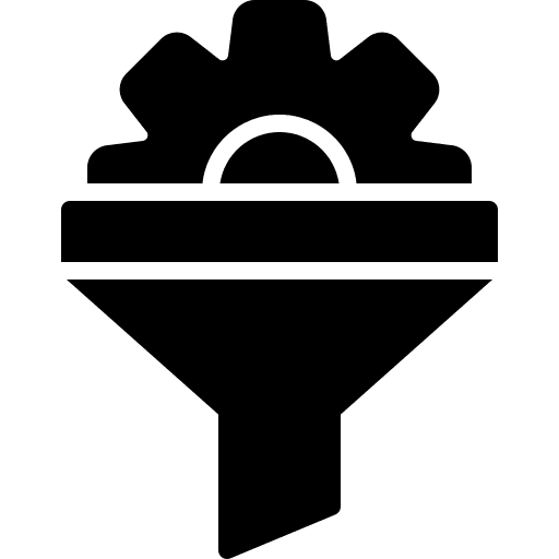 Filter industry tools and utensils funnel icon Filter industry tools and utensils funnel icon