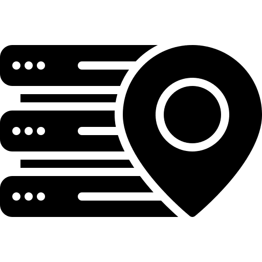 Server servers networking pin points icon Server servers networking pin points icon