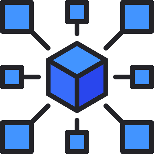 Centralized james bond island centralized structure icon
