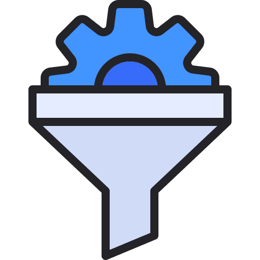 Filter industry gear networking icon Filter industry gear networking icon