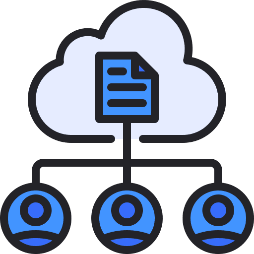 Cloud cloud data business and finance web development icon Cloud cloud data business and finance web development icon