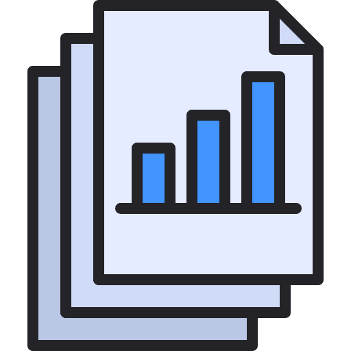 Document result success report icon Document result success report icon