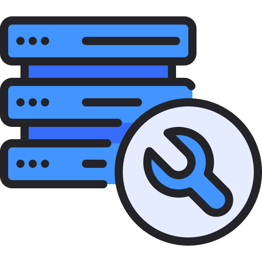 Server servers hosting screwdriver icon Server servers hosting screwdriver icon