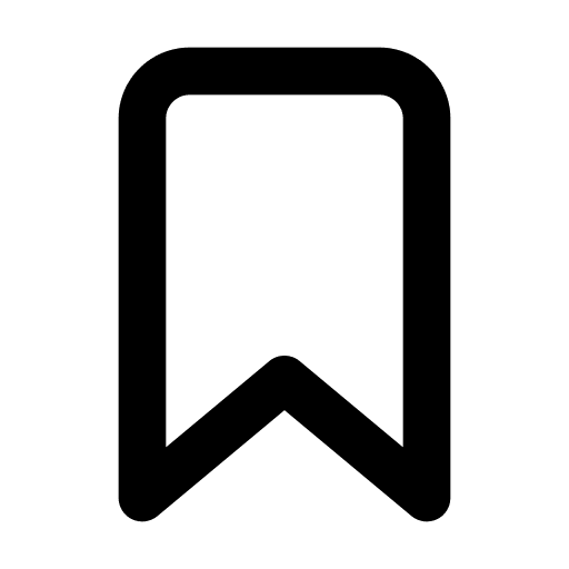 Bookmark ribbon user interface ui icon