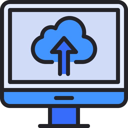 Computer television computer cloud computing icon Computer television computer cloud computing icon