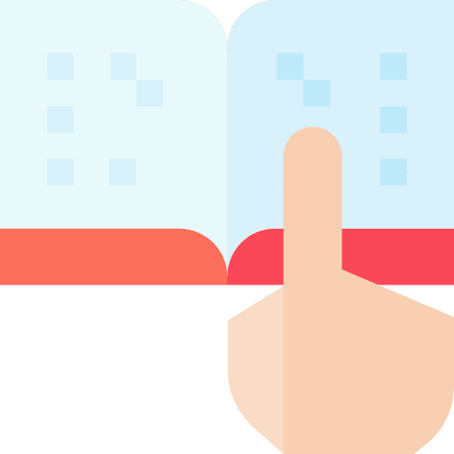 Braille inclusive book blind icon Braille inclusive book blind icon