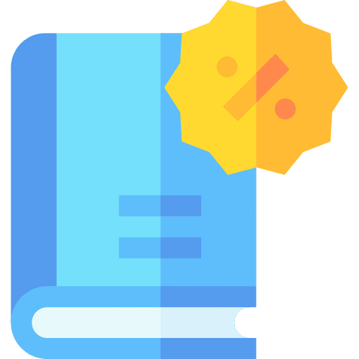 Discount school discount education icon Discount school discount education icon