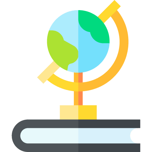 Globe globe book learn icon Globe globe book learn icon