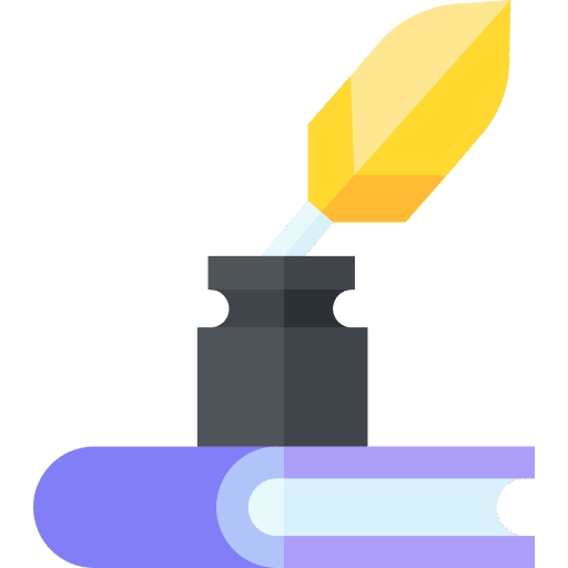 Ink learn feather pen ink icon Ink learn feather pen ink icon
