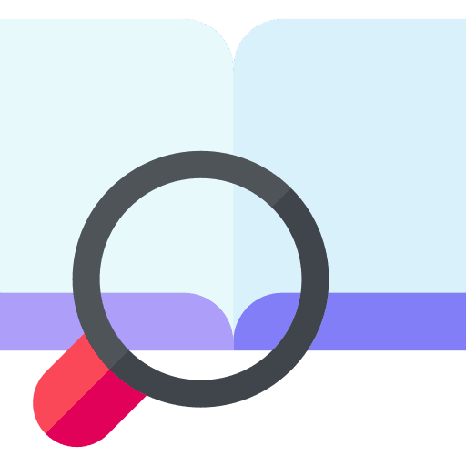 Search literature school book icon Search literature school book icon
