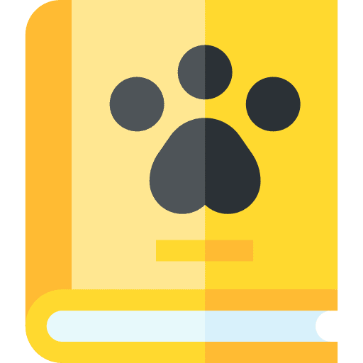Veterinary education animals learn icon Veterinary education animals learn icon