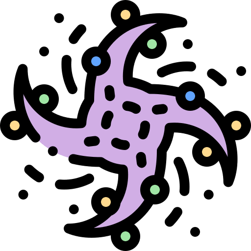 Galaxy spirals education nature icon
