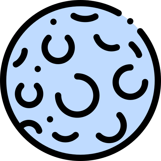 Moon astronomy moon phase meteorology icon Moon astronomy moon phase meteorology icon