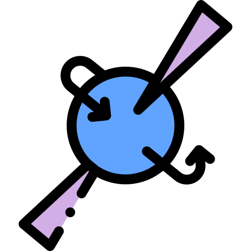Pulsar rotating star radiation icon Pulsar rotating star radiation icon