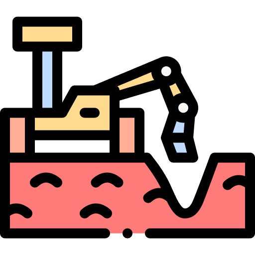 Soil analysis education planet earth icon Soil analysis education planet earth icon