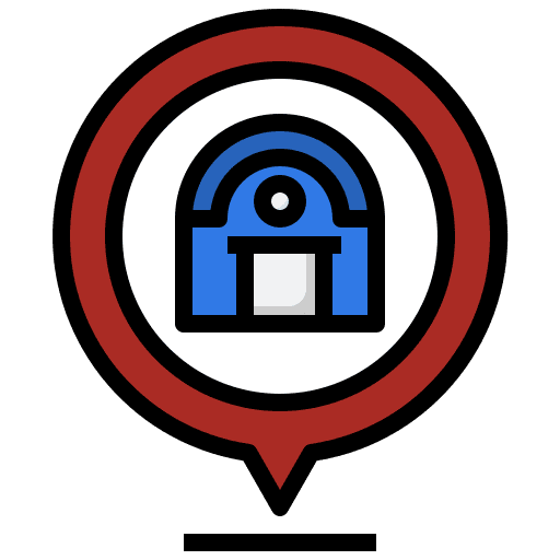 Location gps placeholder warehouse icon Location gps placeholder warehouse icon