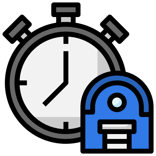 Stopwatch time and date stopwatch box icon Stopwatch time and date stopwatch box icon