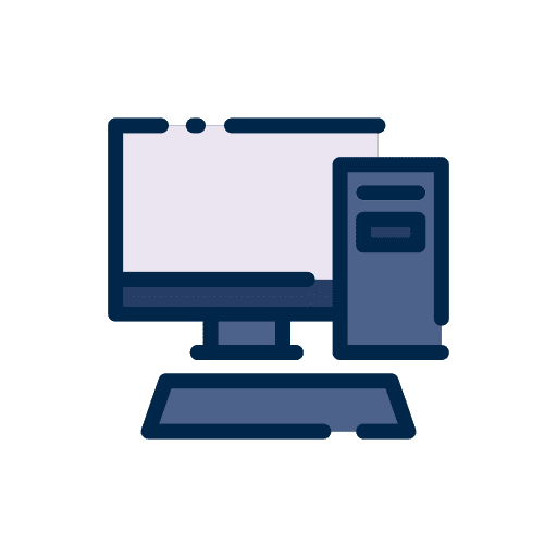Computer ui screen developer icon Computer ui screen developer icon