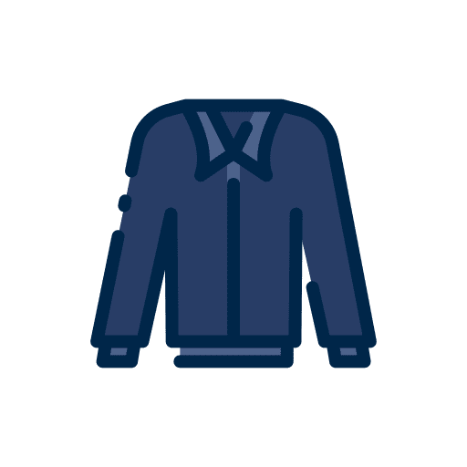 Jacket fashion garment jacket icon Jacket fashion garment jacket icon