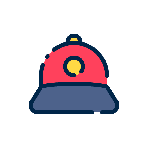 Captain cap fashion hat sport icon Captain cap fashion hat sport icon