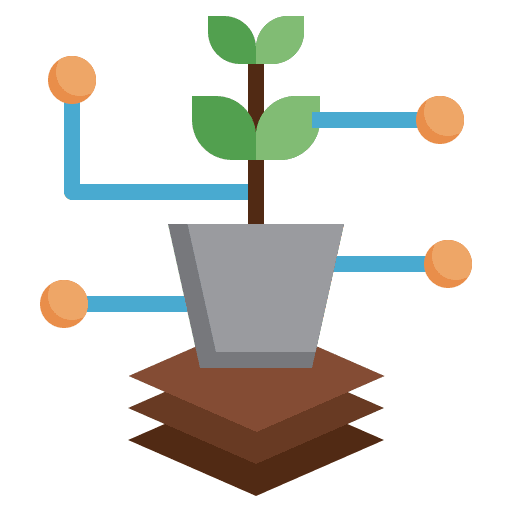 Analytic farming and gardening plant agriculture icon Analytic farming and gardening plant agriculture icon