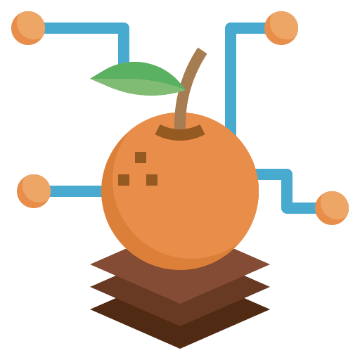 Production box fruit production icon Production box fruit production icon