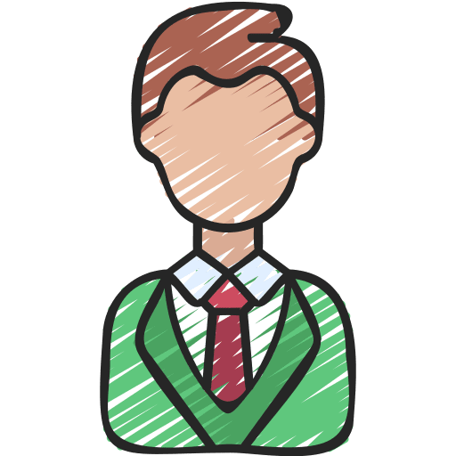 Business man user tie avatar icon
