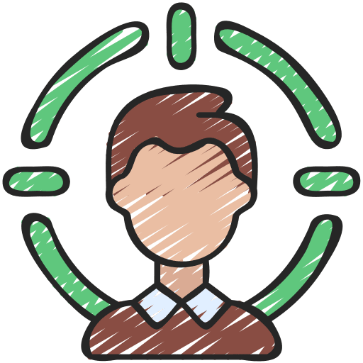 Head hunting hunter recruitment user icon