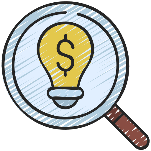 Opportunities marketing strategy search goal icon