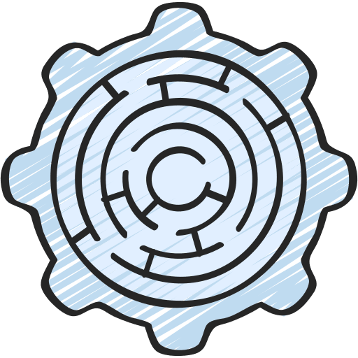 Maze challenge maze business and finance icon