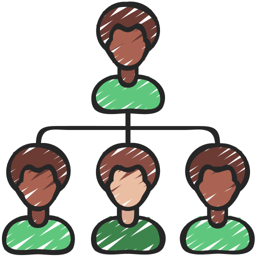 Organization organization networking team icon