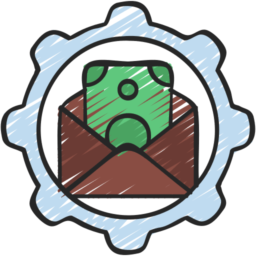 Paycheck money business and finance economy icon