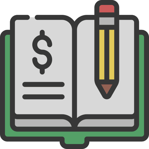 Ledger money book ledger icon