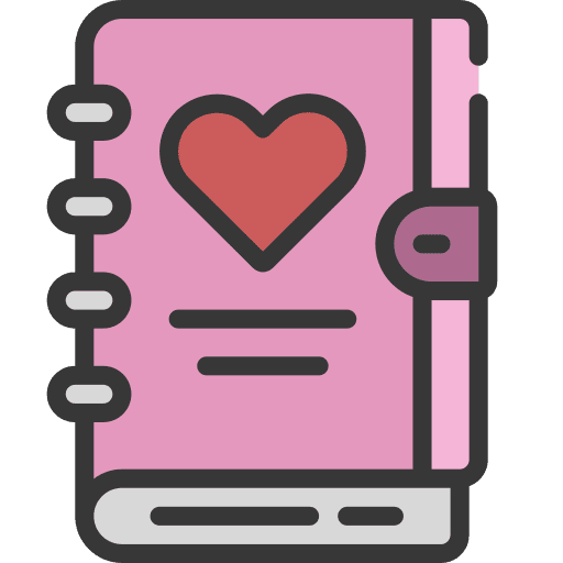 Diary diary education schedule icon