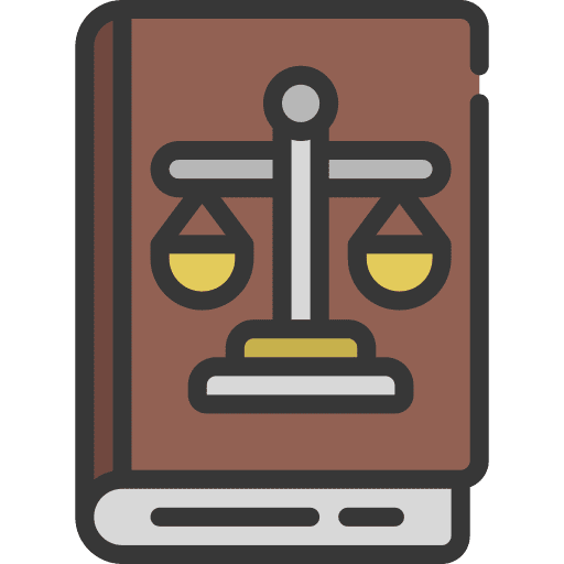 Law book law book compliant constitution icon