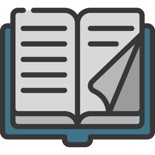 Open book open book studying library icon